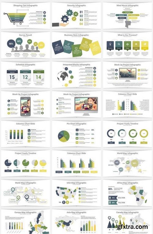 Graphicriver 3 in 1 Bear PowerPoint Template Bundle 13028387