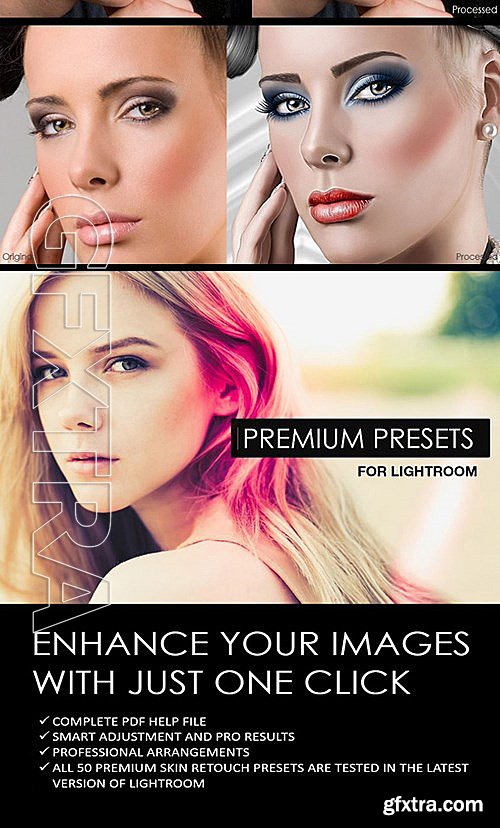 GraphicRiver - 50 Most Advanced Skin Retouching Lightroom Presets 13227899