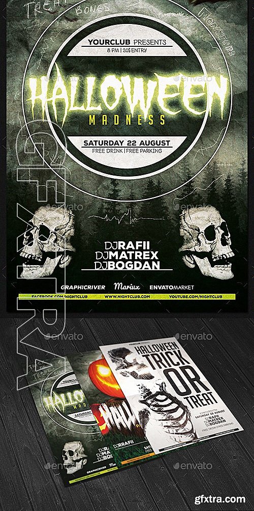 GraphicRiver - Halloween Flyer Bundle 13114706