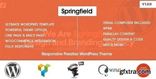 ThemeForest - Springfield v1.0.9 - Responsive Parallax WordPress Theme - 9510123