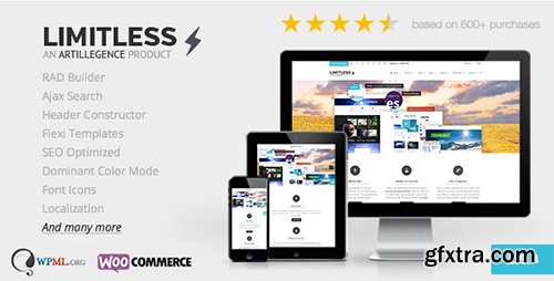 ThemeForest - Limitless v2.5.4 - Multipurpose Drag n Drop Theme - 5528738