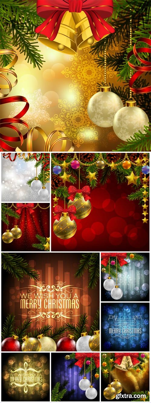 2016, Happy new year, christmas background