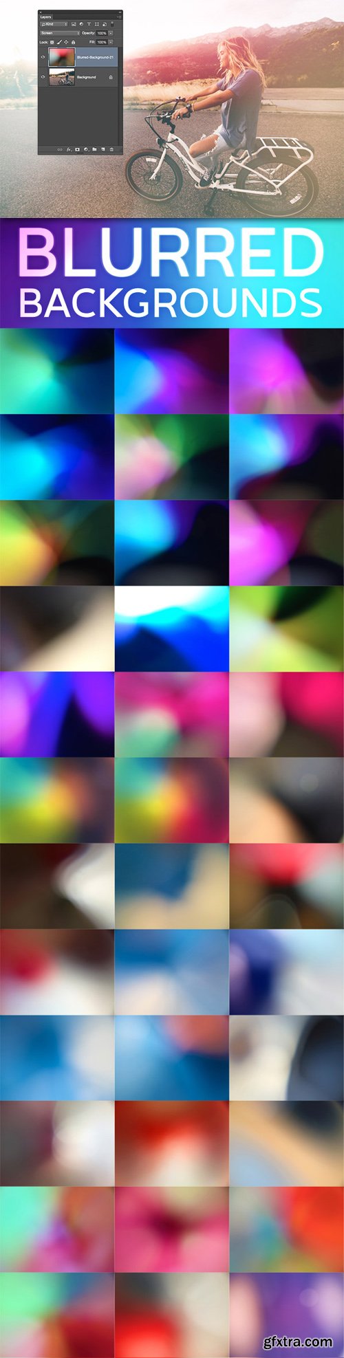 40 High Resolution Blurred Backgrounds