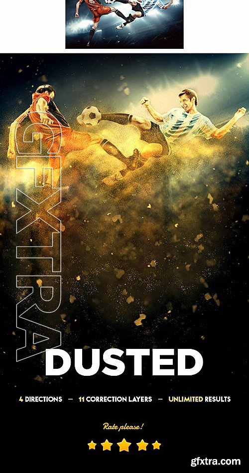 GraphicRiver - Dusted Photoshop Action 13302462