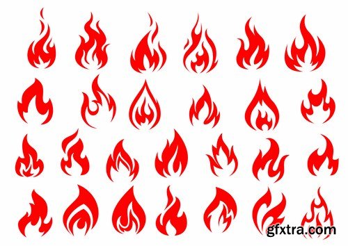 Flames tattoo design - 10 EPS