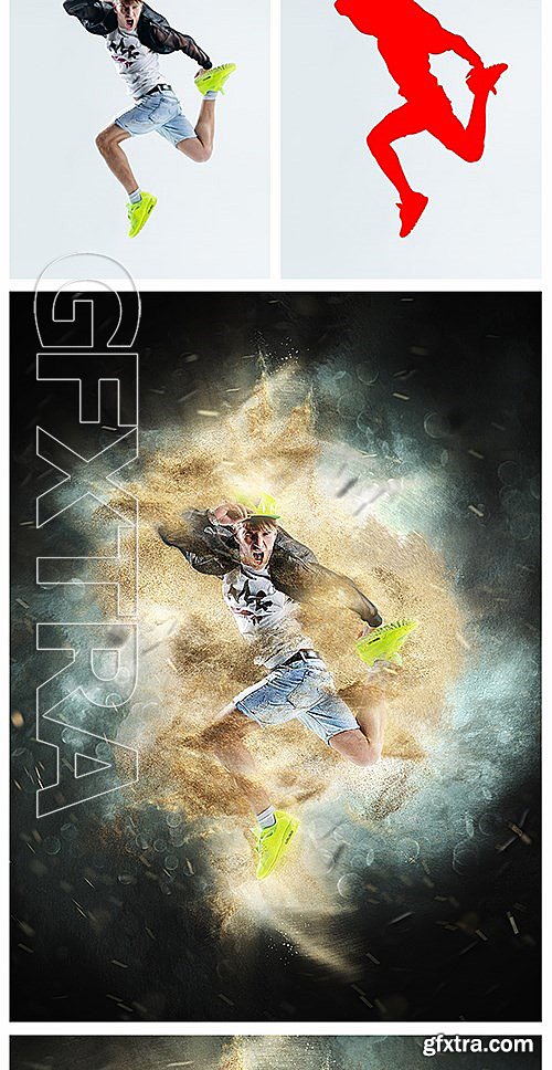 GraphicRiver - SandDust Photoshop Action 13286152