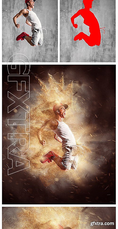 GraphicRiver - SandDust Photoshop Action 13286152