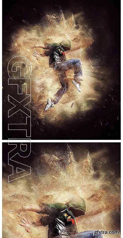 GraphicRiver - SandDust Photoshop Action 13286152