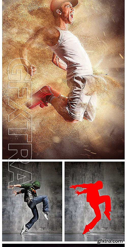 GraphicRiver - SandDust Photoshop Action 13286152