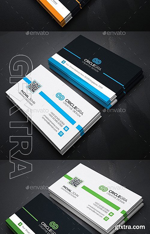 GraphicRiver - Business Card Bundle 2 in 1 Vol34 13214374