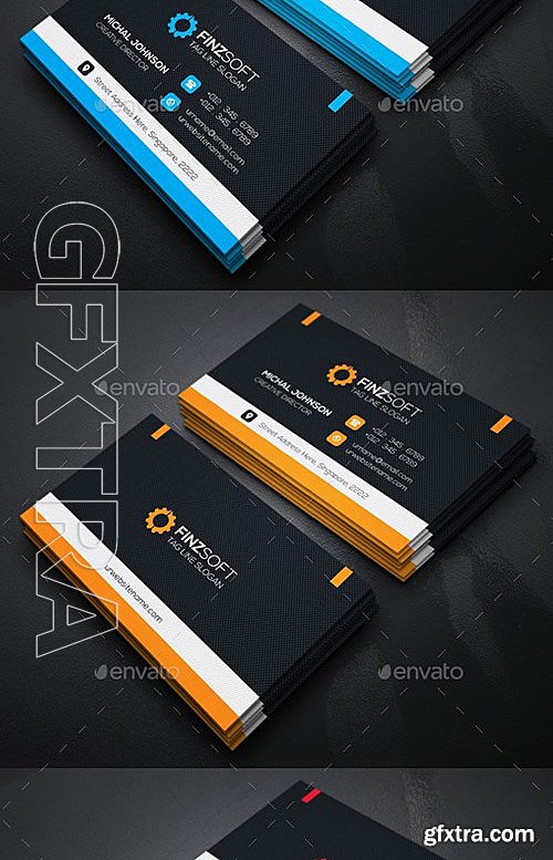 GraphicRiver - Business Card Bundle 2 in 1 Vol34 13214374