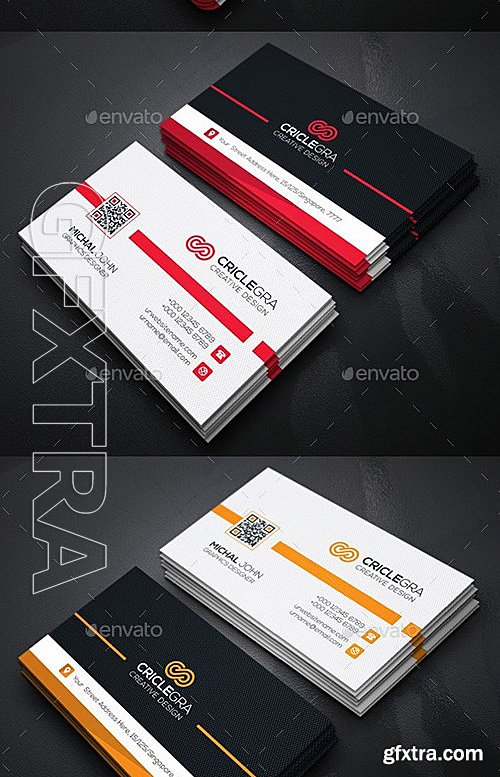 GraphicRiver - Business Card Bundle 2 in 1 Vol34 13214374