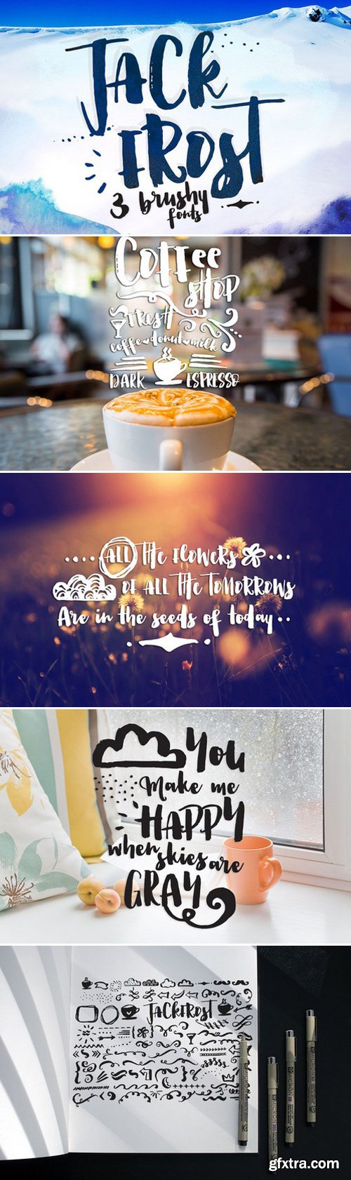 CM - JackFrost Brush Font Family 402576