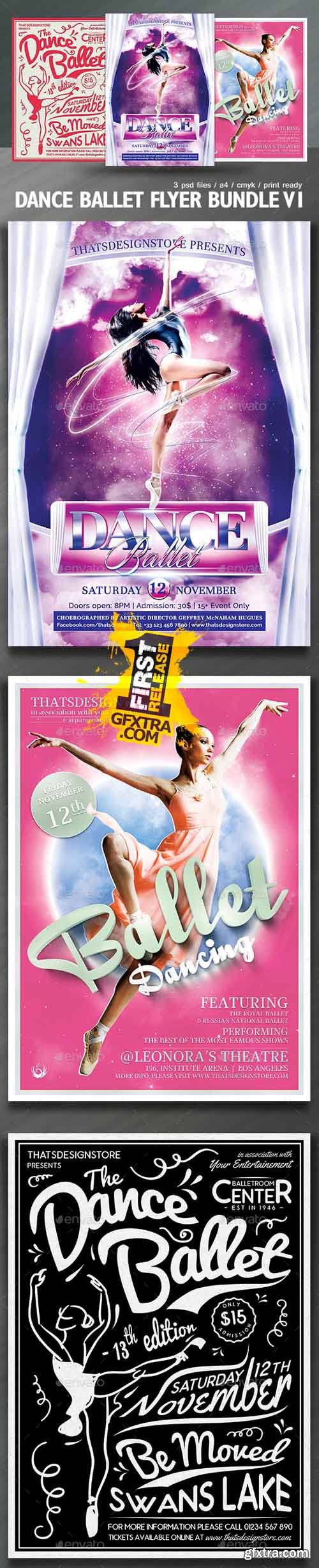 Dance Ballet Flyer Bundle 13003021