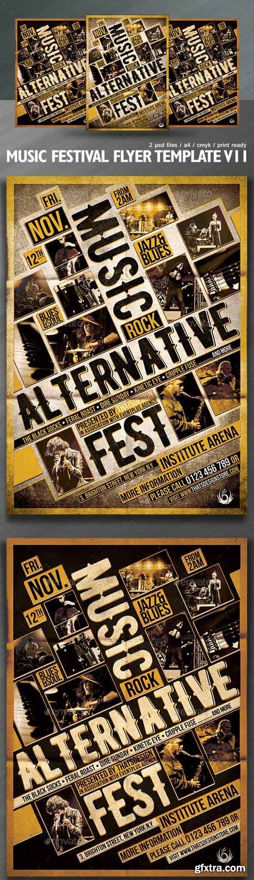 Music Festival Flyer Template V11 12760239