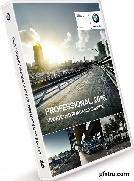 BMW Navigation DVD Road Map Europe PROFESSIONAL 2016 DVD MULTiLANGUAGE-NAViGON