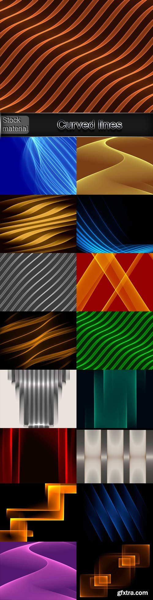 Curved lines abstract backgrounds