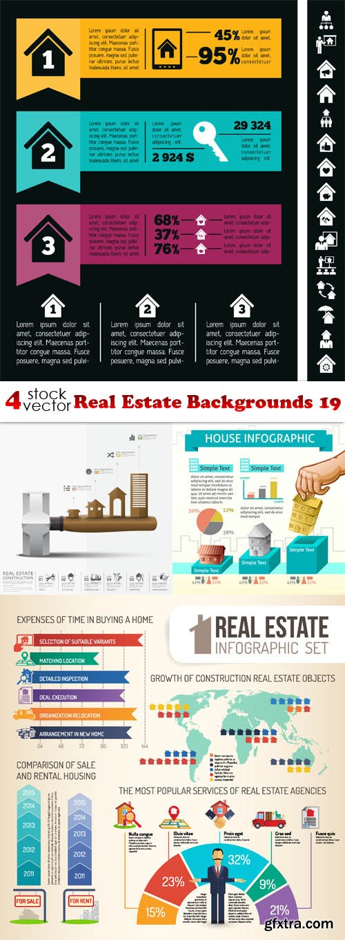 Vectors - Real Estate Backgrounds 19