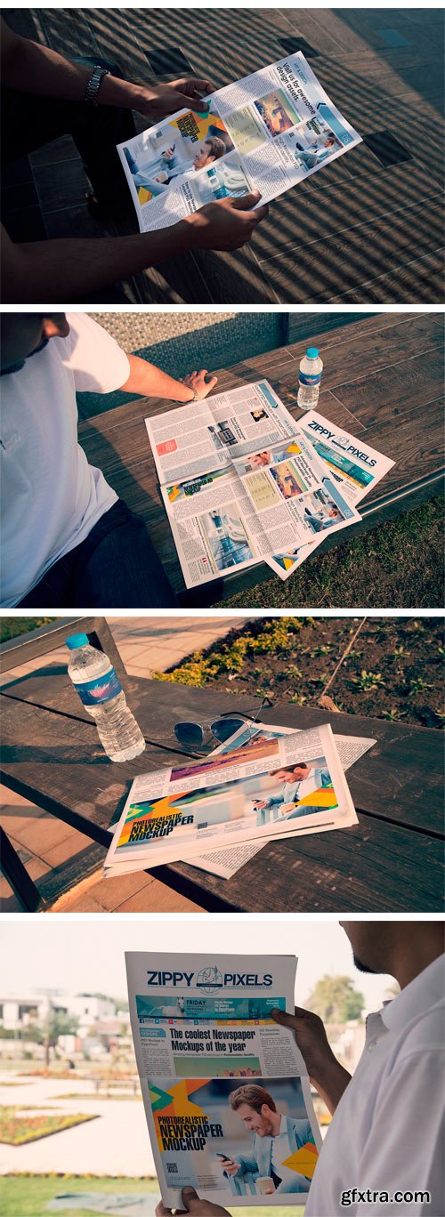 CM 369333 - Outdoor Newspaper Ad Mockups Vol. 6