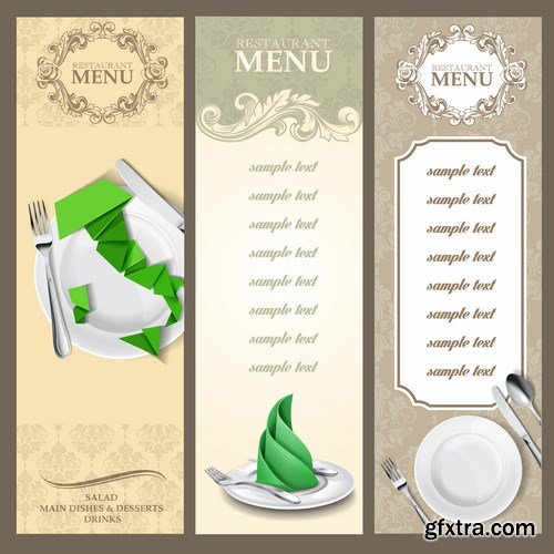 Italian restaurant menu - 8 EPS