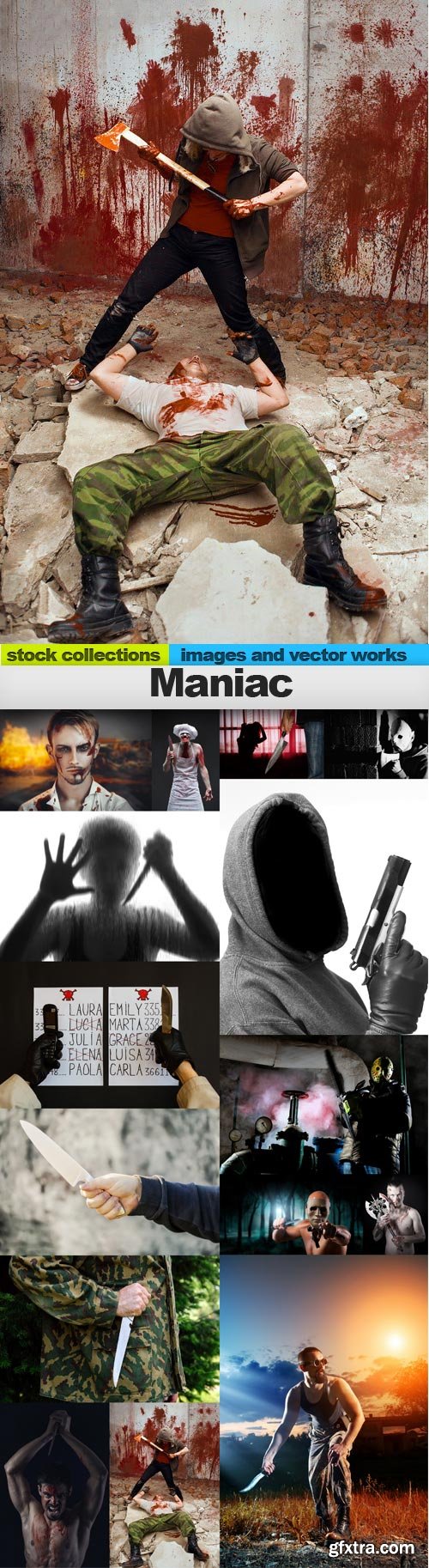 Maniac, 15 x UHQ JPEG