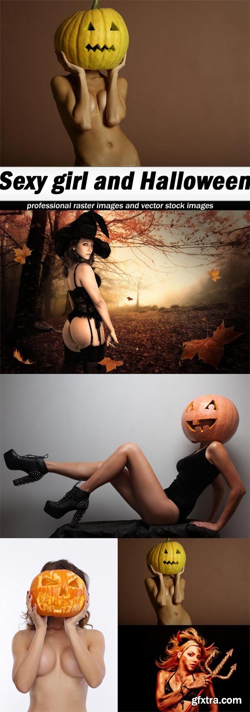 Sexy girl and Halloween