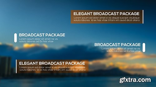 Videohive Elegant Broadcast Package 13101496