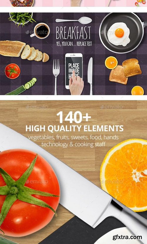 Graphicriver Food Mockup Toolkit 12922118