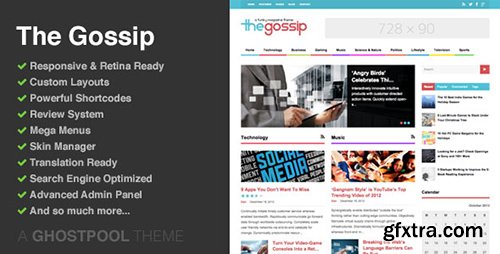 ThemeForest - The Gossip v2.8 - Multi-Purpose Magazine Theme - 3716769