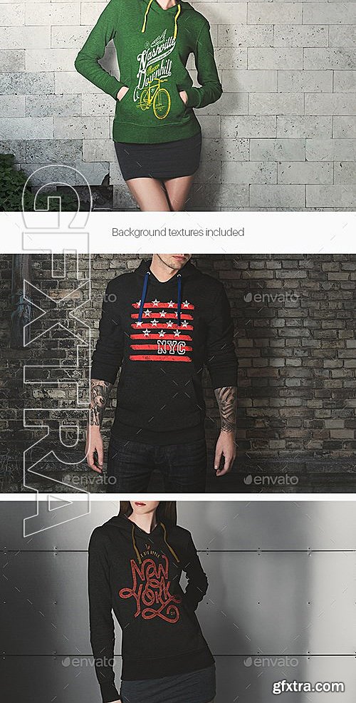 GraphicRiver - Hoodie Mock-Up Studio Edition 13309534