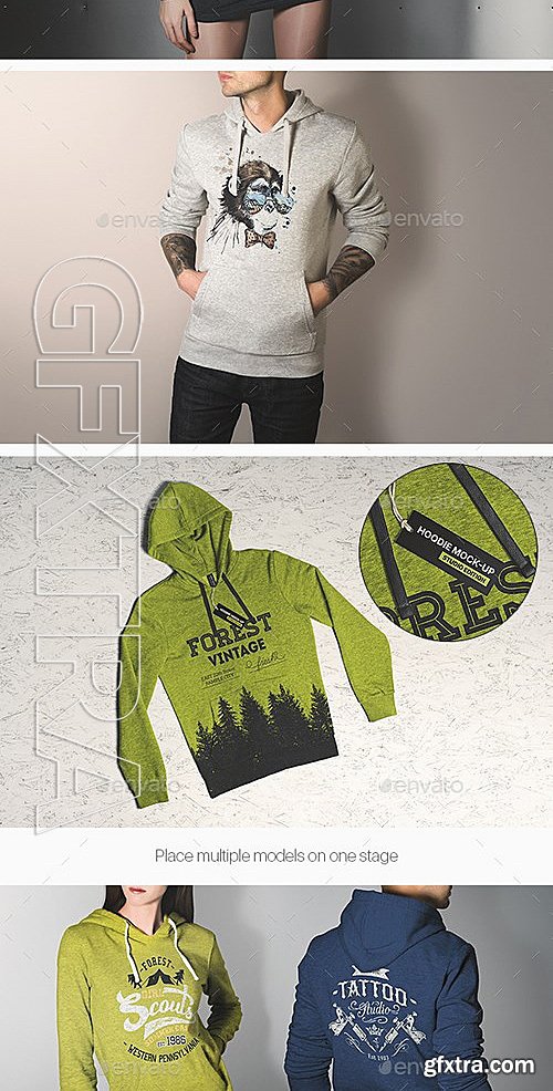 GraphicRiver - Hoodie Mock-Up Studio Edition 13309534