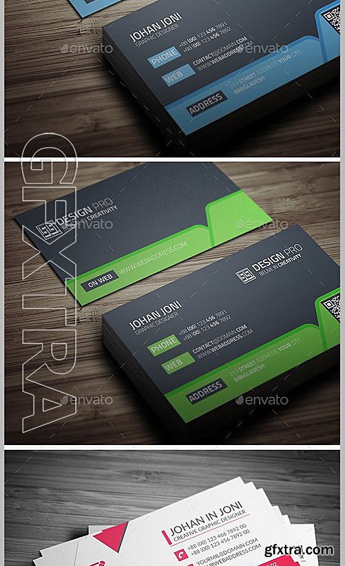 GraphicRiver - Corporate Business Card Bundle 13242414