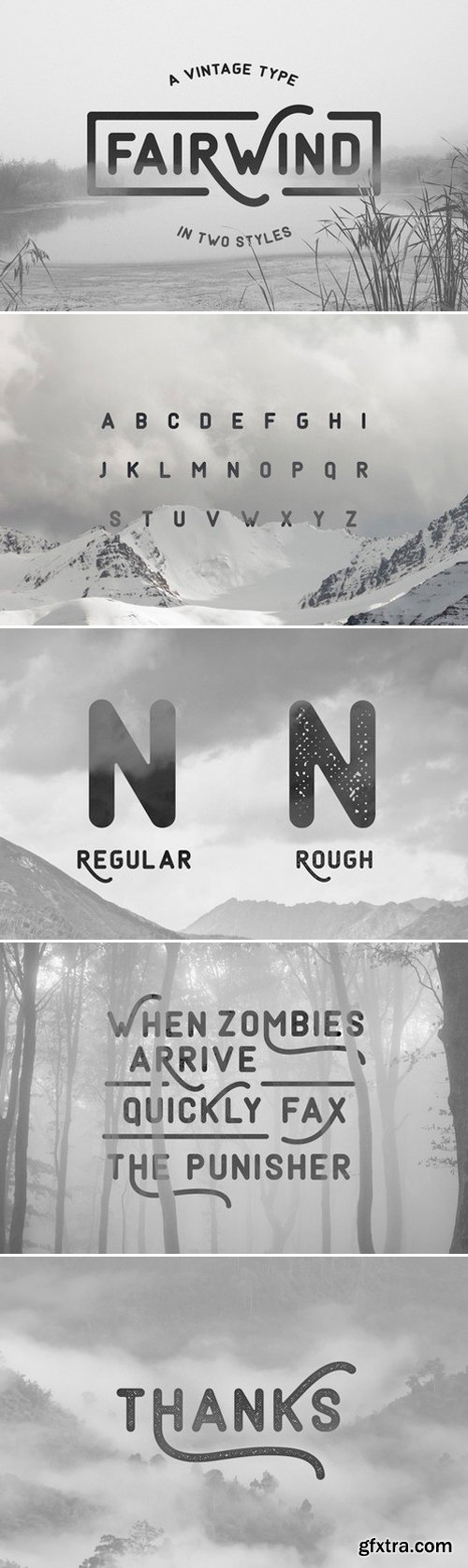 CM - Fairwind Typeface 403102