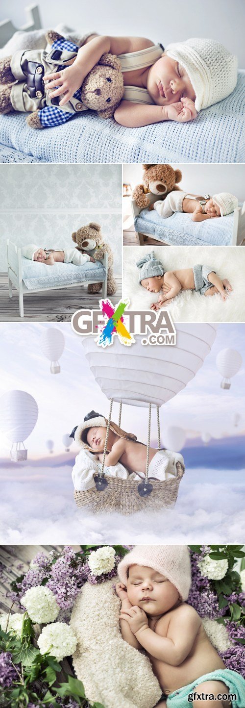 Stock Photo - Cute Sleeping Baby