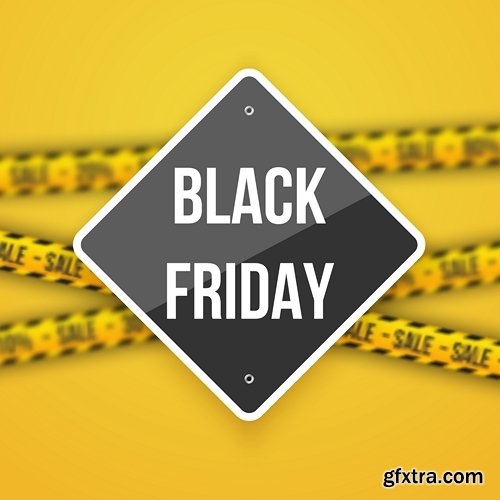 Black Friday Sale Vector - 11 EPS