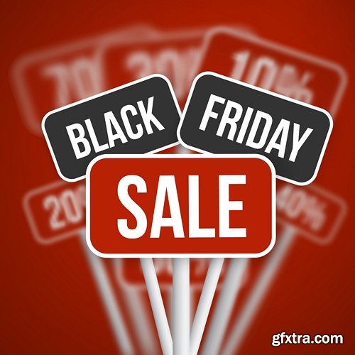 Black Friday Sale Vector - 11 EPS