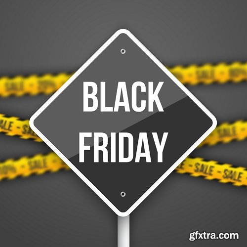 Black Friday Sale Vector - 11 EPS