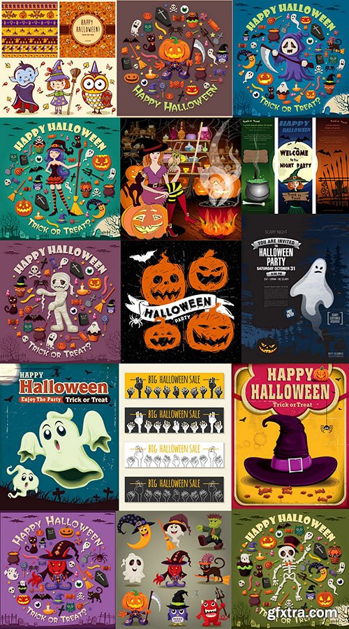 Halloween Collection 5 - 25x EPS