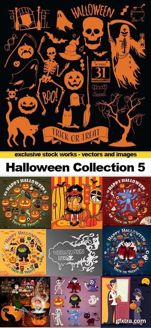 Halloween Collection 5 - 25x EPS