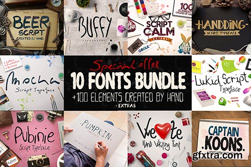 CM 10 Fonts Bundle 405027