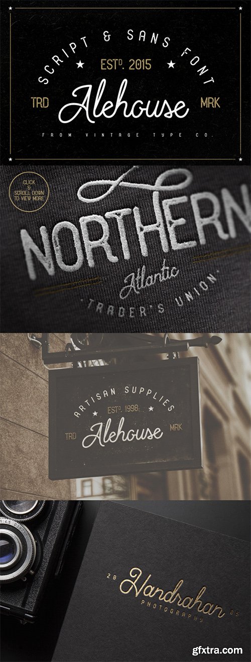 CM Alehouse Combo Font 404946 2xOTF