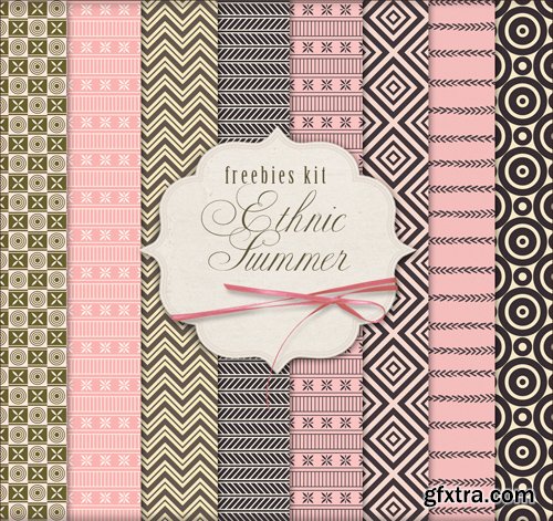 Ornamental Background Textures - Ethnic Summer