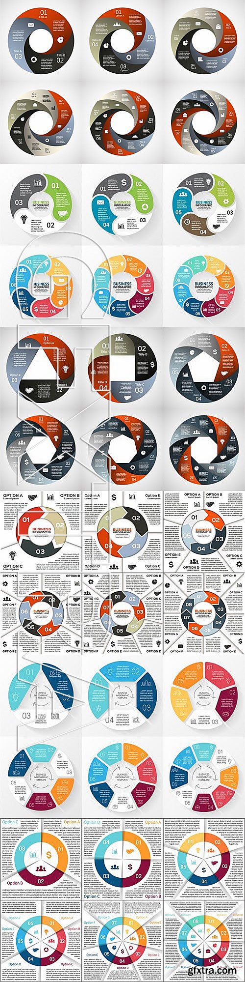 CM - Circle Infographics For Presentation 404671