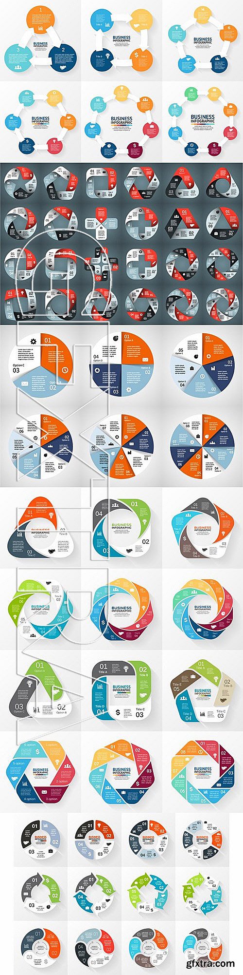 CM - Circle Infographics For Presentation 404671