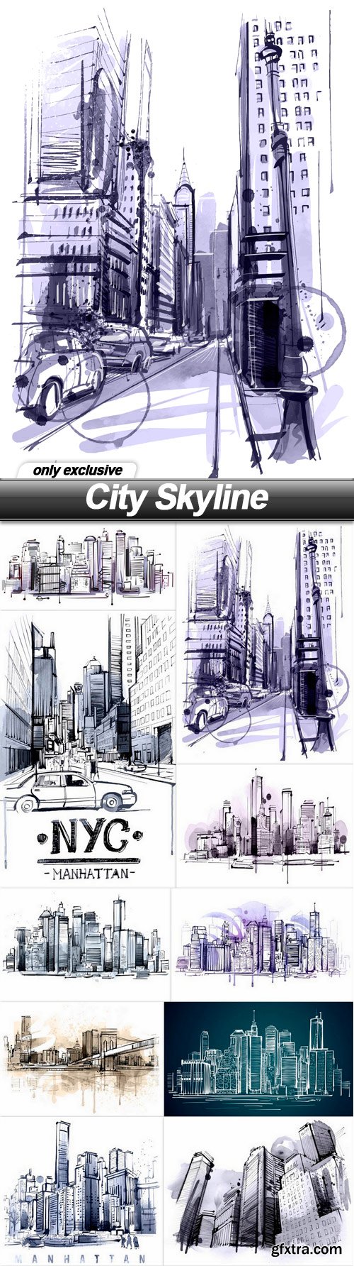 City Skyline 2 - 10 EPS