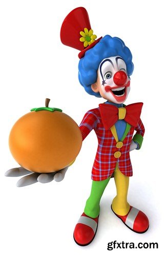 Fun clown, 20 x UHQ JPEG