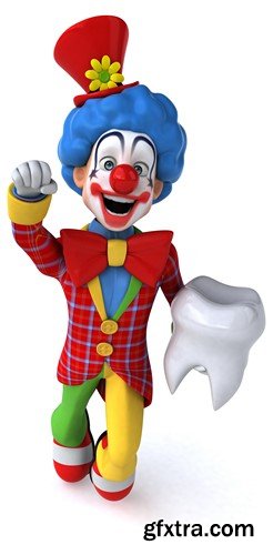 Fun clown, 20 x UHQ JPEG