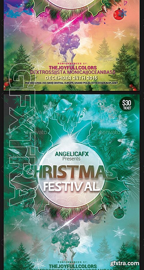 GraphicRiver - Christmas Festival Flyer Template 13239749