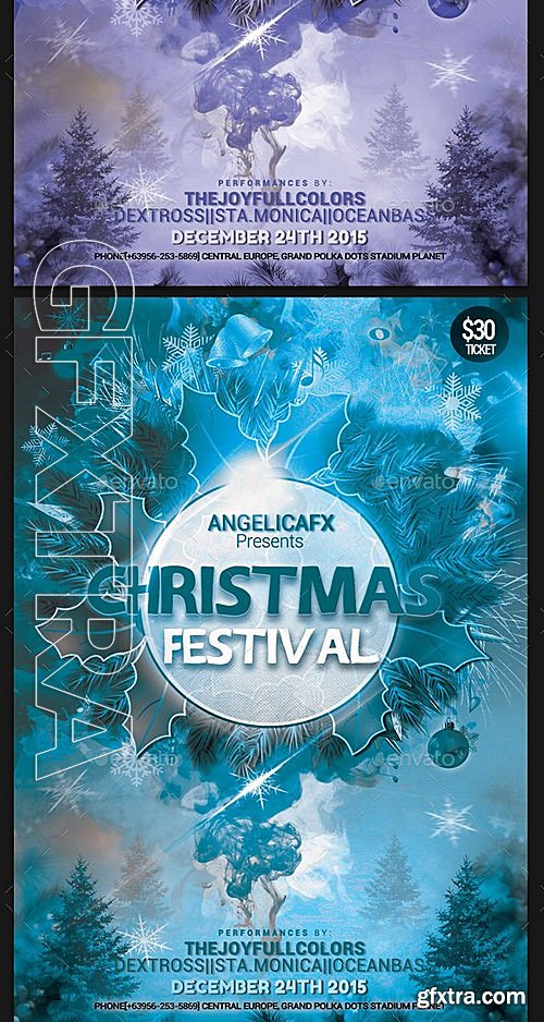 GraphicRiver - Christmas Festival Flyer Template 13239749