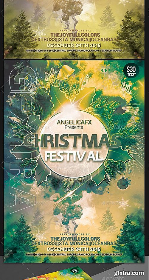 GraphicRiver - Christmas Festival Flyer Template 13239749